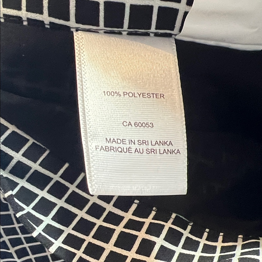 Jones New York Monochrome Grid A-Line Skirt - Picture 4 of 5